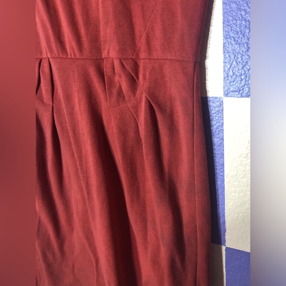 Banana Republic Coral Sheath Dress with Cap Sleeve - Size 8 - Picture 3 of 6